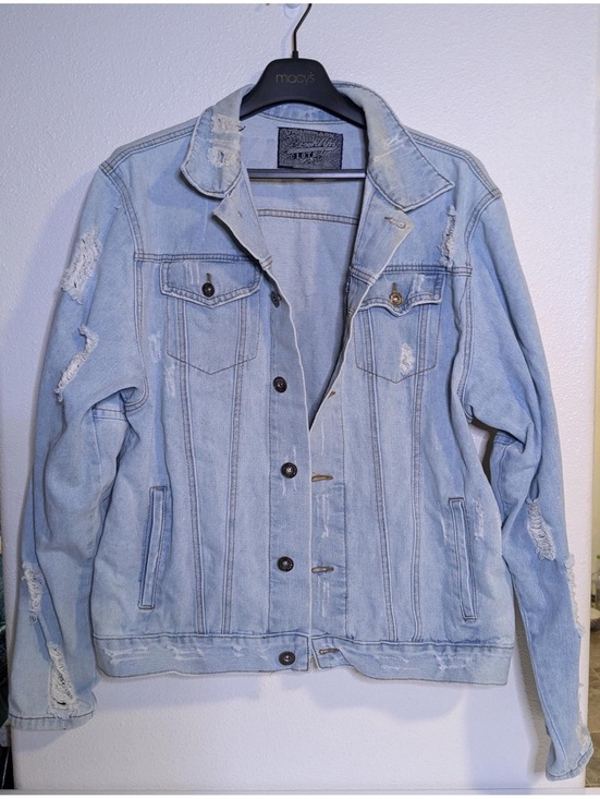Brooklyn Cloth Other - Trademark Brooklyn Cloth Distressed Denim Button-Up Jacket Men’s XL